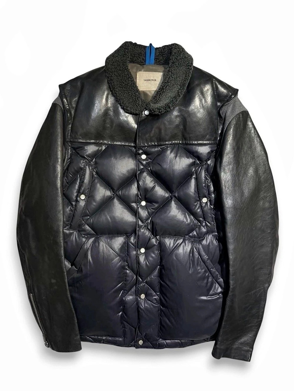 UNDERCOVER AW13 Leather Quilted Down Jacket